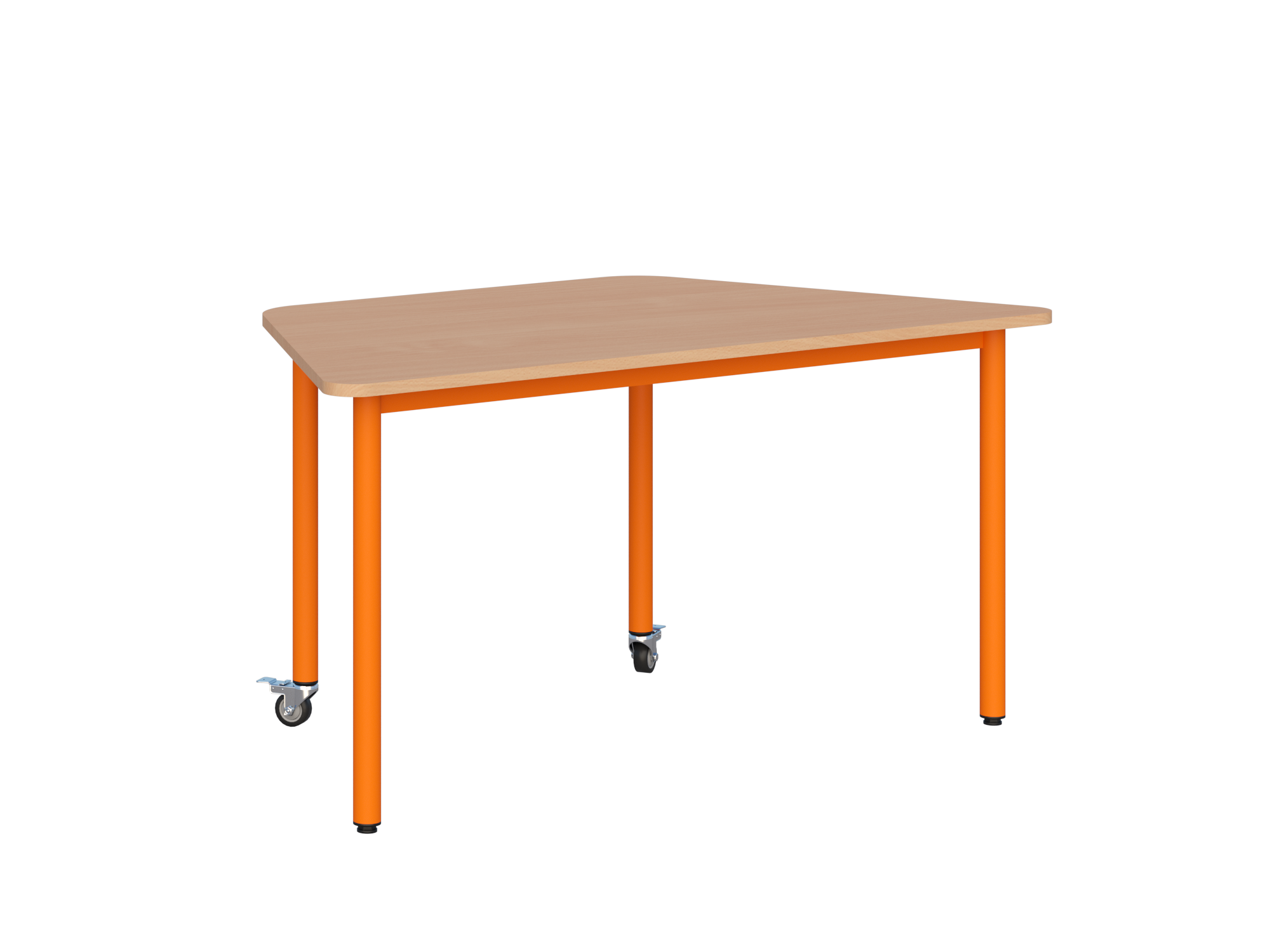 Stolik mobilny trapezowy 1400x700